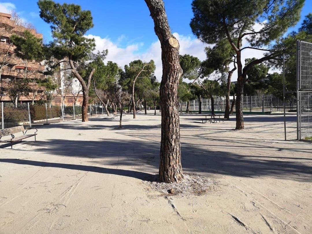 Parque Aluche cementado